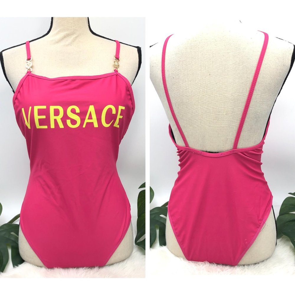 VERSACE Medusa Icon One-Piece Swimsuit Bodysuit